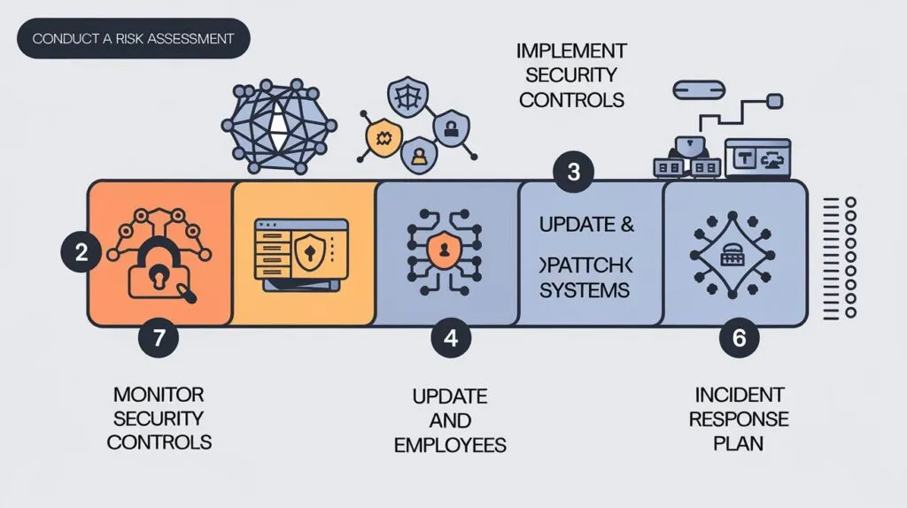 A Step By Step Cybersecurity Chart With Multiple S 2xukR3XuTySVhU UWhe2ew Dvy RnmjTFGGSsXxatDhlQ
