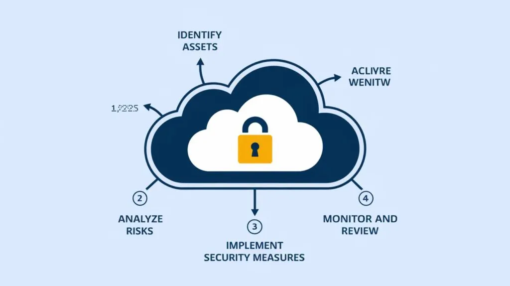 A Cloud Security Flow Chart With The Fol Axr00pTMRz BWXiqN326YA EwZ0I XMRZKzR7cuQfREAw