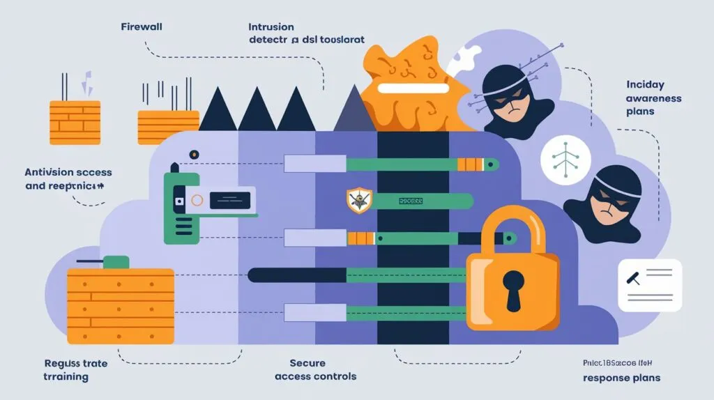 An Illustration Of A Cybersecurity Program Flow Ch YIAbnv0iTP6InPBaz 6HOA SMjsAl3wSIeiC1zDcaS1Iw