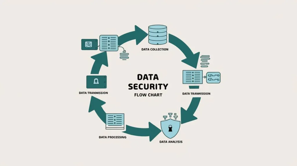 An Illustration Of A Data Security Flow L5Yrc9wIQV2n2p5u1wb5OQ JG0g6Qk7Qc6qknG652t21g