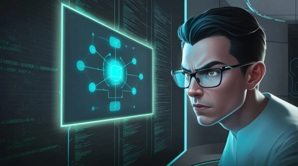 Leonardo Phoenix 09 A Futuristic Cyber Security Scene Featurin 0